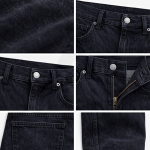 Mens Baggy Jeans Acid Wash Denim Oversized Fit Loose Streetwear Vintage Washed Casual Wear Modern Fashion Apparel - Product Image 5