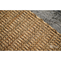 Handwoven Modern Low Pile Thin Natural Fiber Jute Rug RTS | Area Floor Carpet | Custom Size Wholesale Ready