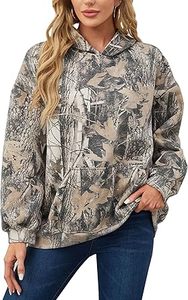 Sudadera con Capucha de Otoño con Estampado de Camuflaje Realtree, Sudadera con Capucha de Moda Urbana, Estilo Táctico con Hombros Caídos - Product Image 5