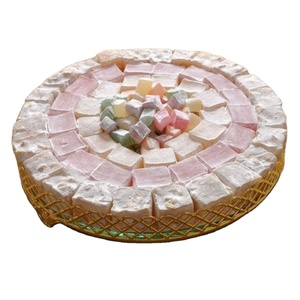 Attractive Design Round Shape <b>Chocolate</b> Dates Serving Tray High Quality Metal <b>Chocolate</b> Tray for <b>Ramadan</b> Home Decorative Tray - Product Image 1