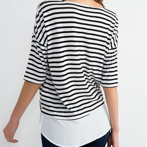 T-shirt décontracté pour femmes, très vendu, de qualité supérieure, à épaules dénudées - Product Image 5