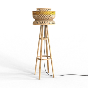 Stylish bamboo floor lamp outdoor & <b>indoor</b> <b>lighting</b> competitive price standing light lamps - Product Image 4