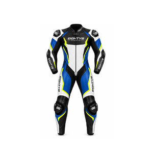 Traje de Motociclismo de Manga Larga para Hombre, de Cuero Transpirable, de una Pieza, para Todas las Estaciones, Equipo de Moto HarrarGroup HGMS-07 con Logotipo Personalizado - Product Image 1