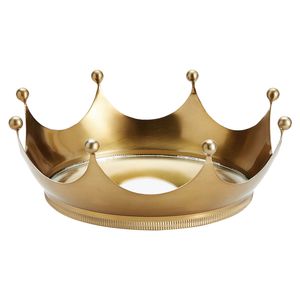 Couronne décorative en métal avec surface polie et motifs complexes, rehaussant l'élégance royale pour la collection d'accessoires de mode - Product Image 4