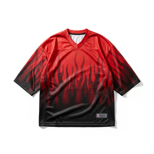Manufacturer American Football Jersey Custom Sublimation Printing Elastic V Neck <b>Men</b> Youth Training Game Practice Uniform - Product Image 1