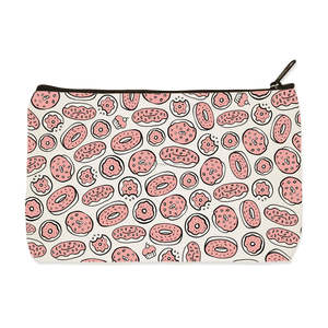 Fashion Canvas Cosmetic Zipper Pouch for Makeup and for Unisex Wholesale Supply - Product Image 2