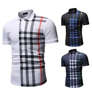 Chemises polo décontractées pour hommes, nouvelle collection, design tendance, logo personnalisé, couleur unie, coton, grandes tailles. - Product Image 6