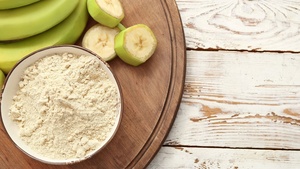 Harina de Plátano Verde Premium Herbspirit – Ingrediente 100% Puro y Natural de Almidón Resistente para Aplicaciones Alimentarias y de Bienestar - Product Image 1