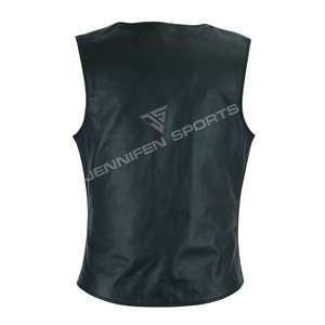 Premium Women Black Real Leather Vest Side Lace Up Design Slim Fit <b>Sheepskin</b> Motorcycle Waistcoat Classic Biker <b>Gilet</b> - Product Image 3