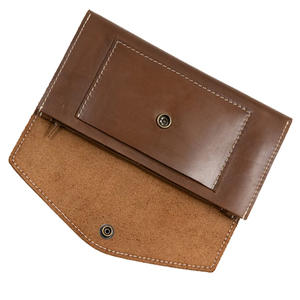 Women's Luxury Fashion Long <b>Card</b> <b>Holder</b> <b>Wallet</b> Genuine Leather Zipper Closure Waterproof RFID Blocking Minimalist Linen - Product Image 6