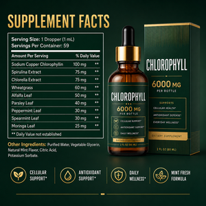 Gouttes de chlorophylle liquide de qualité export avec <span class=keywords><strong>spiruline</strong></span> et persil pour les marchés américains et européens, non-OGM, végétalien, fournisseur en gros - Product Image 6