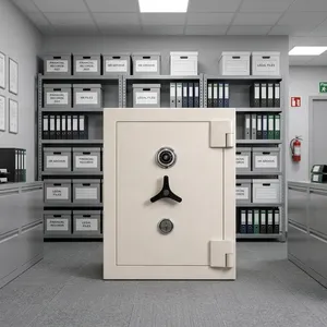 Caja Fuerte de Seguridad Comercial de Alto Riesgo, Resistente al Fuego, de Acero, Tamaño Grande, Anti-Robo, con Clasificación de Resistencia al Fuego de 120 Minutos AX-180 - Product Image 1