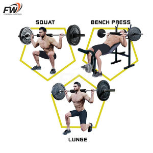 Coussin de protection antidérapant en caoutchouc pour haltères avec logo personnalisé, pour entraînement fitness, barre de squat réglable pour utilisation en salle de sport, protection du cou et des épaules - Product Image 6