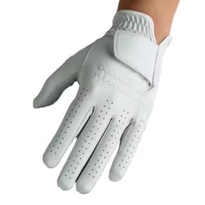 DARIB IMPEX Men's Sheepskin Adjustable <b>Hook</b> & Loop Closure Lightweight UV Protection Golf Gloves - Product Image 1
