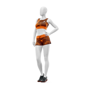 Conjunto Deportivo Sublimado de 2 Piezas para Mujer, Sujetador Deportivo y Pantalones Cortos para Fitness, Yoga, Running y Entrenamiento en el Gimnasio - Product Image 5