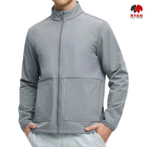 Veste softshell personnalisée Ryan Pro Gear pour hommes, fermeture éclair, logo personnalisé, design OEM - Product Image 2