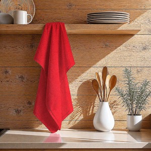 Good Quality Terry Red Color Christmas <b>Kitchen</b> <b>Towel</b> Best Selling 100% OEM Cotton <b>Kitchen</b> <b>Towels</b> From Indian Manufacturer - Product Image 1