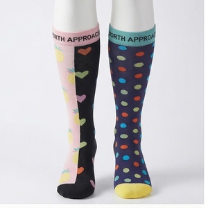 North Approach <b>Knee</b> <b>High</b> <b>Socks</b> Dot Pattern Breathable Spandex Polyester Adult Summer Casual <b>Socks</b> - Product Image 1
