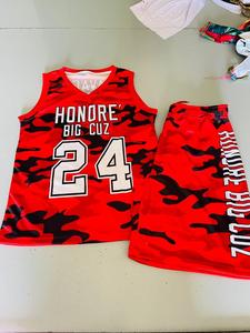 Camiseta de Baloncesto Unisex con Diseño de Camuflaje Personalizada, Transpirable, que Absorbe la Humedad, Tallas Grandes en Oferta - Product Image 2