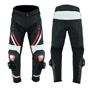 Nouveau pantalon de moto en cuir véritable respirant et personnalisable pour la course automobile et moto – Maillot et pantalon de motard en cuir - Product Image 1