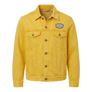 Wholesale Custom Design <b>Women</b> Denim <b>Jacket</b> <b>Women's</b> Customized Logo Single Button <b>Light</b>-Weight Denim <b>Jacket</b> Solid Pattern Autumn - Product Image 1
