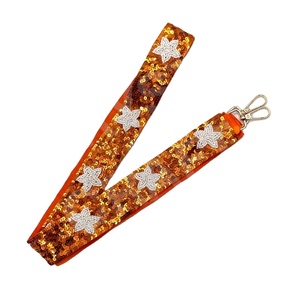 Ster sequin Design perlé sac à main sangle personnalisé or blanc perle de rocaille sac sangles personnalisé perlé sangle pour sacs - Product Image 1