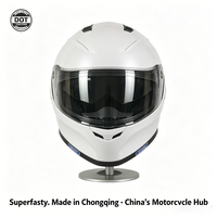Casque de moto intégral personnalisé certifié DOT en ABS pour la course sur route, le tourisme sur autoroute, casque de moto OEM en gros