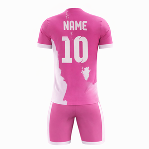 Ensemble de maillots de football unisexe Sipzo Impex, col en V, manches courtes, impression sublimée, séchage rapide, tissu en maille 100% polyester, personnalisable pour l'équipe - Product Image 2