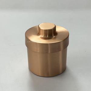 Handmade Matte Finish Luxury Copper Candle Container Custom Logo Wax Vessel for Home Decoration Featuring <b>Beautifully</b> - Product Image 5