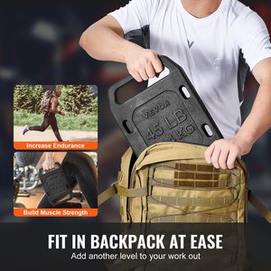 Piastra di Peso in Ghisa Massiccia da 45 Libbre, Pesi Singoli per Squat e Swing - Product Image 5