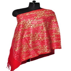 Estola de viscosa con jacquard Swarovski (SE 106s) - Product Image 2