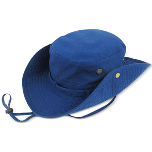 <b>Men</b> Bucket <b>Hat</b> Durable Cotton Fabric Classic Wide Brim <b>Sun</b> Protection Outdoor Beach Fishing Hiking Camping Travel Casual Style - Product Image 4