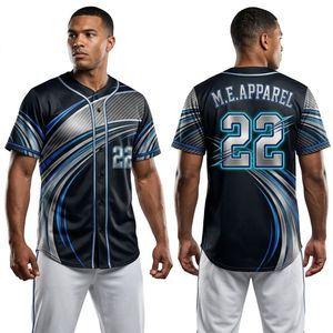 Maillots de baseball sublimés vert émeraude à motif étoile, anti-boulochage, protection UV, pour matchs de club - Product Image 6