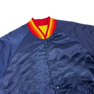 แจ็กเก็ตเบสบอลผ้าซาตินสำหรับผู้ชายแจ็กเก็ตเลตเตอร์แมนสำหรับฤดูหนาวขนาดใหญ่พิเศษดีไซน์ใหม่ล่าสุด - Product Image 2