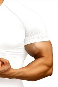 Vêtements de sport athlétiques respirants pour hommes, coupe ajustée, avec logo frontal, en tissu biologique vintage sérigraphié, pour la musculation et la gym - Product Image 2