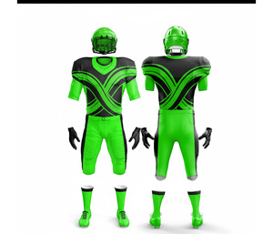 Maillot et pantalon de football américain sur mesure, vêtements d'équipe |   Ensemble de football avec maillot et pantalon |   Vêtements de sport en polyester respirant - Product Image 3