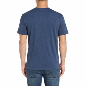 เสื้อยืดคอกลมผู้ชายสีพื้นเรียบง่าย สวมใส่สบาย รับผลิตตามสั่ง OEM พร้อมสกรีนโลโก้สำหรับผู้ชาย - Product Image 2