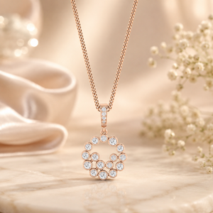 Colgante de Diamante Cultivado en Laboratorio para Mujer, Joyería Elegante y Brillante, Regalo para Bodas, Fiestas y Ocasiones Especiales - Product Image 1