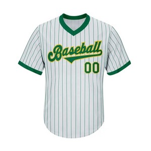 High Quality New Design Team Name & Brand Name Top Premium Quality 220 gsm Baseball Jersey Unisex - Product Image 4