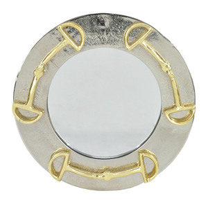 Round <b>Silver</b> <b>Framed</b> <b>Mirror</b> Decoration For Home Handmade Metal <b>Framed</b> Decorative <b>Mirror</b> Hot Sell - Product Image 1