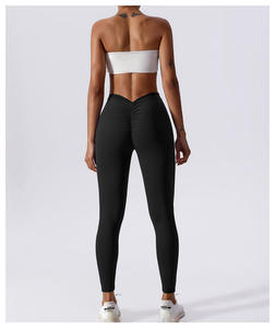 Leggings de fitness sans couture effet scrunch fessier motif nid d'abeille pour femme, idéal pour le yoga et l'entraînement brésilien - Product Image 2