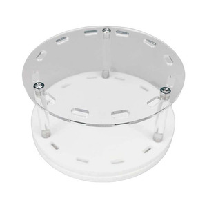 Organizador de exhibición transparente con diseño moderno y compartimentos prácticos para exhibir pinzas profesionales. - Product Image 3
