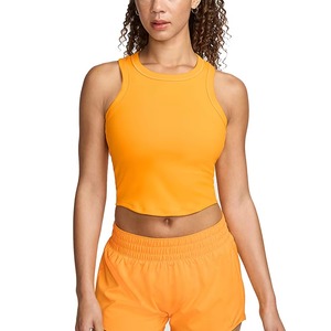 High Quality Fitness <b>Women</b> Soft Crew Neck Long Sleeve Crop <b>Top</b> Shirt Sportswear Slim Fit <b>Compression</b> Sexy Gym Crop <b>Top</b> - Product Image 1