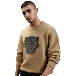 Suéter de estilo Jacquard para hombre, camisas, recién llegadas, colección de invierno con hombros caídos, jersey de cuello redondo, técnica lavada superior - Product Image 2