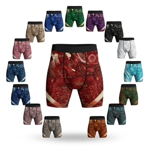 Shorts de compression personnalisés en polyester et élasthanne haute performance, imprimés par sublimation sur toute la surface, pour la course à pied, le jogging et les activités intérieures - Product Image 1