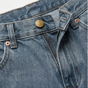 Fashionable Women Straight Vintage <b>Button</b> High Waist Knee Length Denim Washed Distressed <b>Jeans</b> Shorts Summer Apparel - Product Image 4
