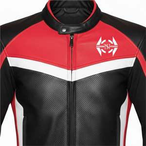 เสื้อแจ็คเก็ตมอเตอร์ไซค์สำหรับแข่งขัน ยูนิเซ็กซ์ วัสดุคุณภาพดี ราคาสมเหตุสมผล ผลิตจากโพลีเอสเตอร์/คอตตอน กันน้ำ พิมพ์ลายได้ ออกแบบตามสั่ง - Product Image 6