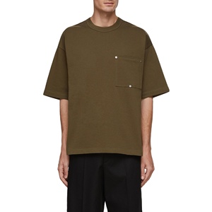 Nouveau T-shirt Homme Oversize Col Rond Épaules Tombantes Style Dernier Cri Ample 300 GSM Grammage Lourd - Product Image 4