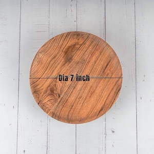 Assiette en bois massif personnalisée vaisselle assiette de service en bois d'acacia écologique assiettes à riz en bois pour restaurant hôtel vaisselle - Product Image 1