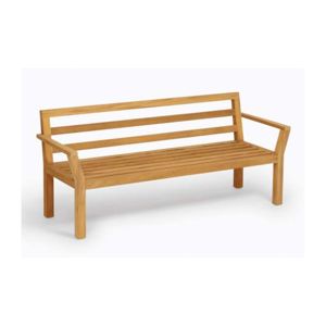 Modern Solid Teak Wood Garden Chair Durable Tapered Leg Design Waterproof Eco-Friendly <b>Outdoor</b> Furniture - Product Image 1